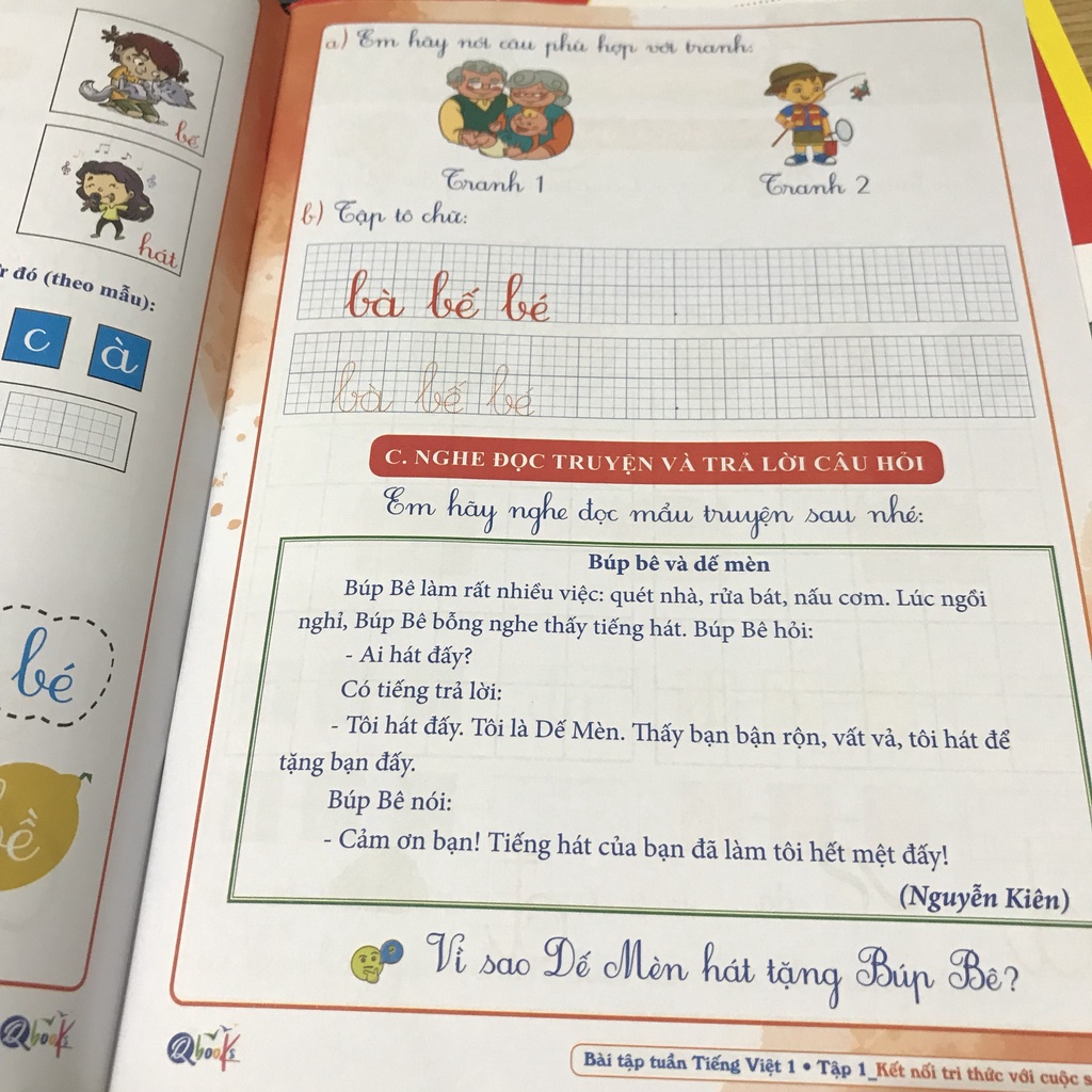 Sách - Bài tập cuối tuần Toán + Tiếng việt 1 tập 2 (kết nối tri thức)