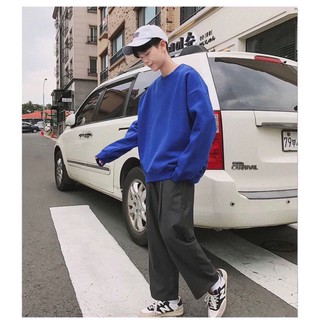 ÁO SWEATER TRƠN BASIC ĐỦ MÀU Unisex