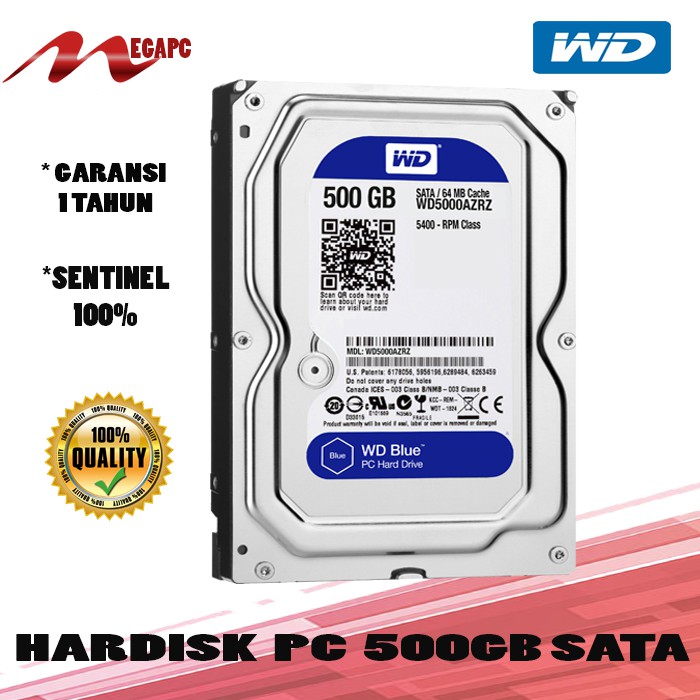 Ổ Cứng Ngoài 3.5 "Sata 500gb Wd 1 Năm