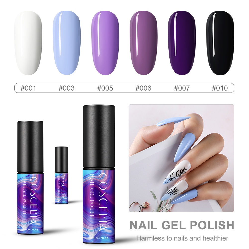 [Hàng mới về] Lọ gel sơn móng tay 5ml màu sắc từ 21-40 tùy chọn thời trang