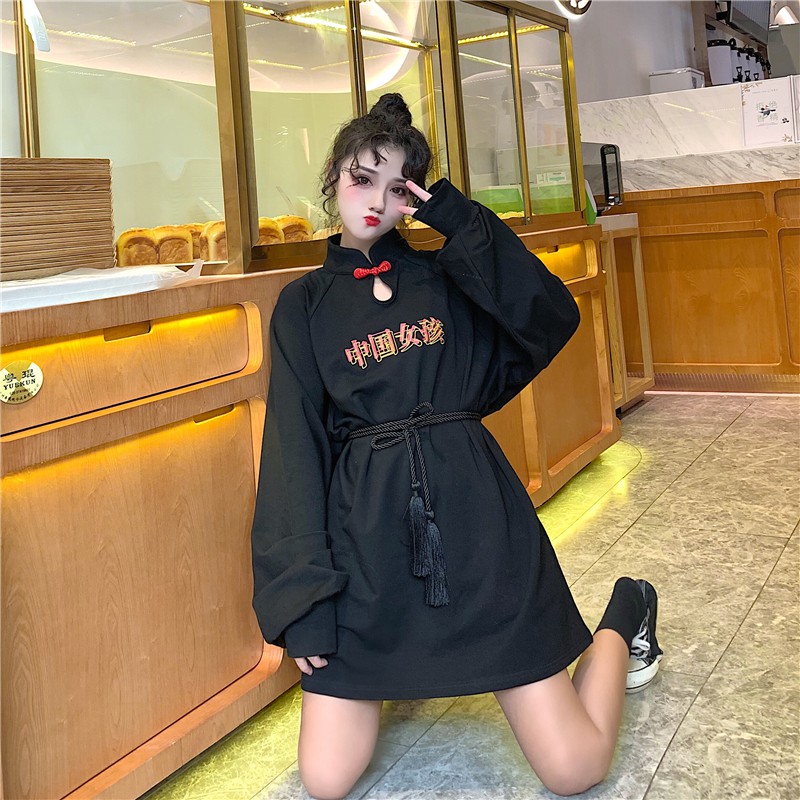 [Order] YAS0125-Áo dáng dài form rộng cô gái Trung Hoa | BigBuy360 - bigbuy360.vn