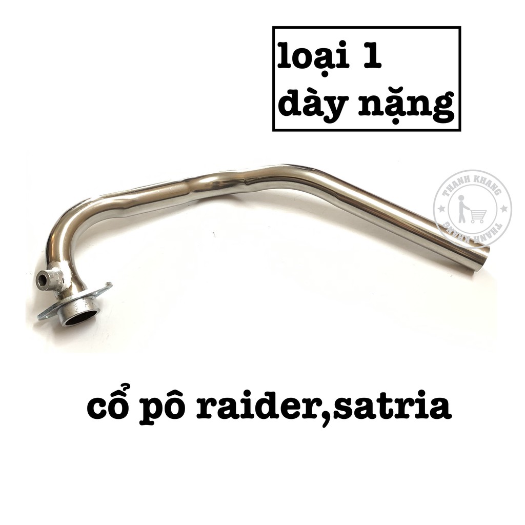 Cổ pô raider,satria inox thanh khang CGV160