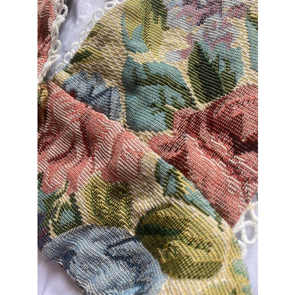 Set sơ mi kèm yếm vải gấm hotgirl