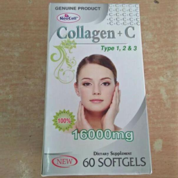 Collagen C 16000mg đẹp da, chống lão hóa, mờ thâm, trắng da Hộp 60 viên