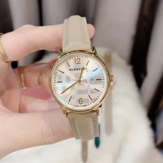 Đồng hồ nữ Burberry dây da cao cấp mặt xinh chưa bao giờ hết hót