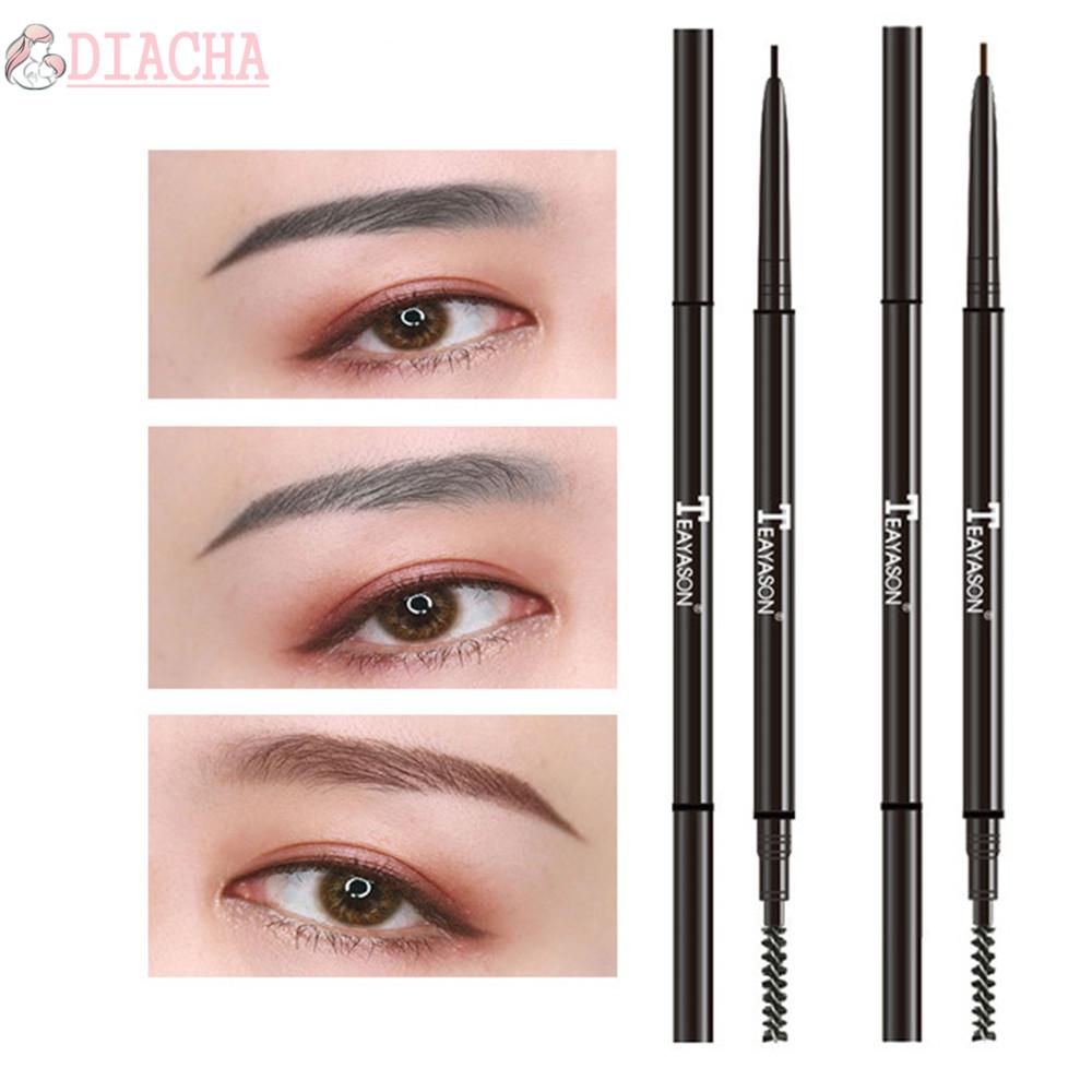 [Hàng mới về] Bút Chì Kẻ Lông Mày 1.5mm Thiết Kế Hai Đầu Siêu Mịn Lâu Trôi Chống Thấm Nước