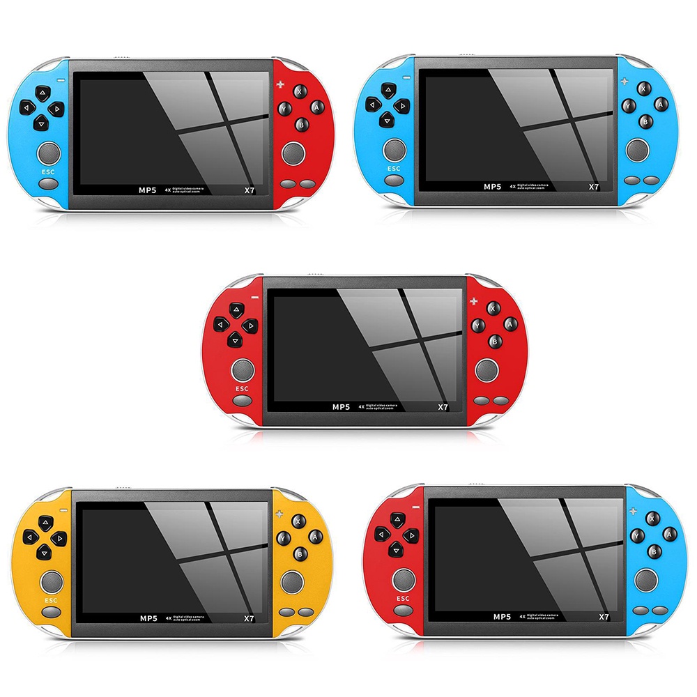 Máy chơi game cầm tay X7 cao cấp 900 game bộ nhớ 8GB - Màn Hình 4.3 Inch, Hỗ Trợ Nghe Nhạc, Xem Phim, Đọc Sách,Tải Game