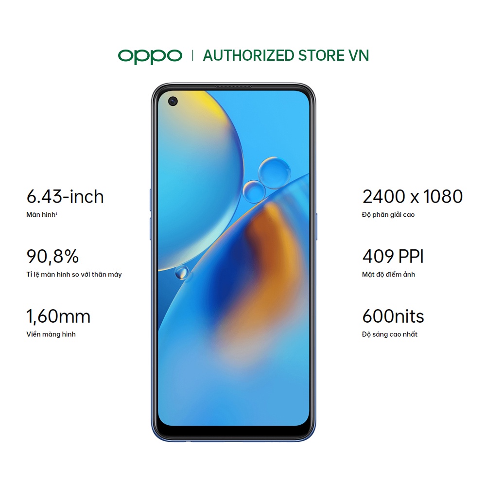 [Nhập ELOPPOMAY giảm 5% tối đa 500k] Điện thoại OPPO A74 (8GB/128GB) - Hàng Chính Hãng