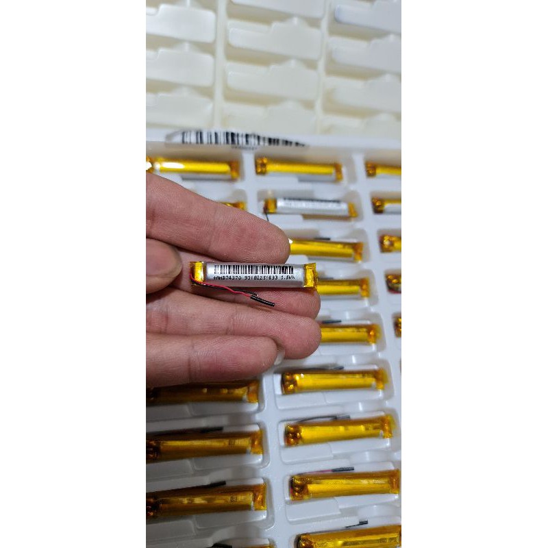 Pin polymer 3.7v dùng cho Tai nghe Bluetooth