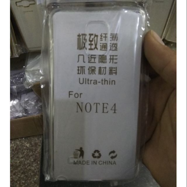 Bộ 3 ốp dẻo trong suốt galaxy note 4