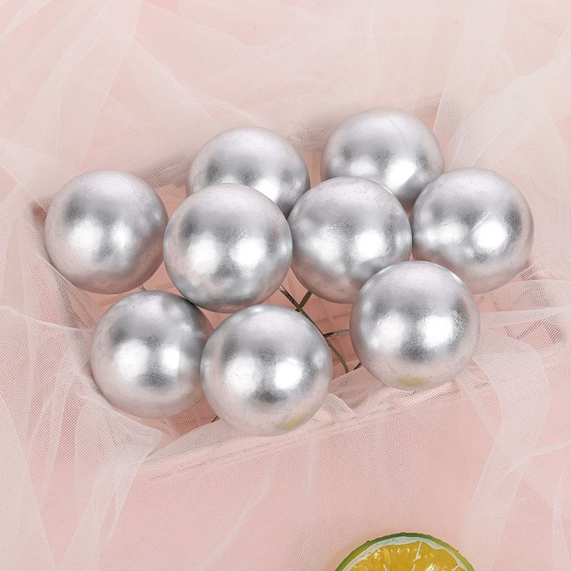 1 Hạt bi nhưa trang trí bánh sinh nhật kích thước 2cm/ 2.5cm/ 3cm/ 4cm - Pepper26 Shop