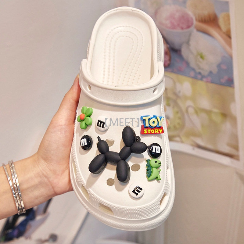 [MEET] Phụ Kiện Khóa Cài Giày Crocs DIY Hình Hoạt Hình Cún Con croc Jobz charm-Balloon