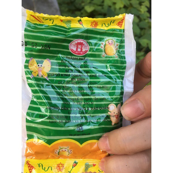 Combo 2 gói mì trẻ em ăn liền thơm ngon loại ngon 20g/gói