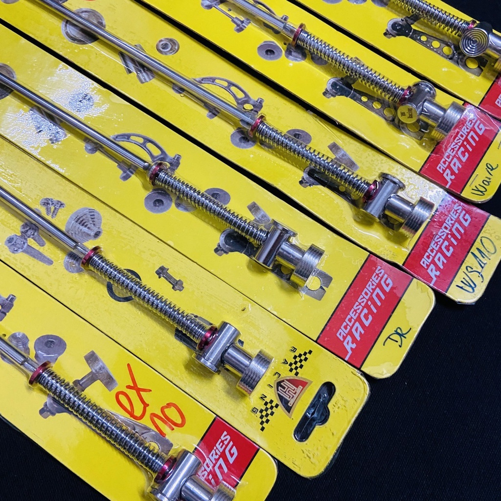 ĐŨA THẮNG KÈM CHỐT THẮNG FULL INOX SIÊU SÁNG BÓNG CHO CÁC DÒNG XE HONDA, YAMAHA