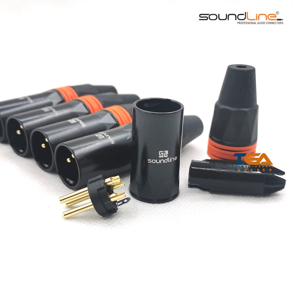 Jack rắc canon, xlr hàn dây, cắm microphone, chân đồng.