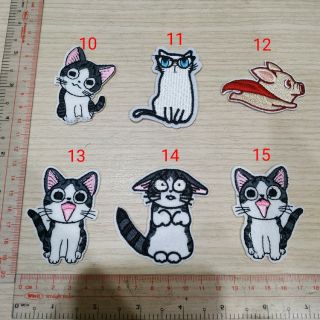 Patch, sticker dán/ủi quần áo hình động vật