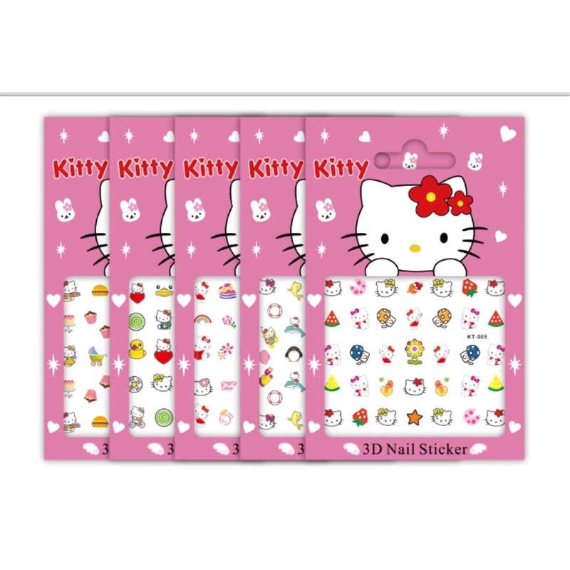 Các Mẫu Sticker, Hình dán móng dễ thương cute, bền chắc chắn, rửa nước không bung tróc