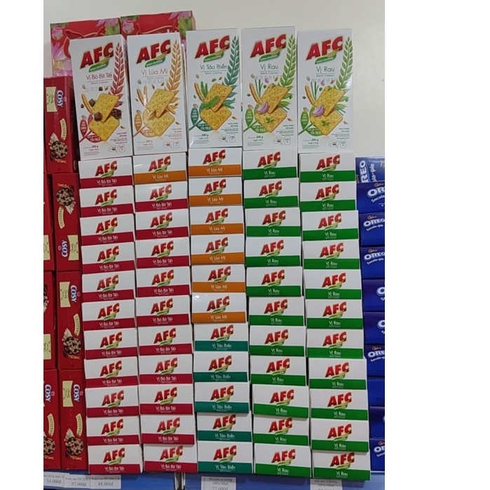 Bánh AFC Mặn Hộp 200g(8 Gói*25g)