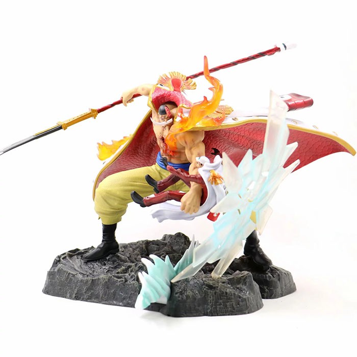 Mô hình Râu trắng đại chiến đô đốc Akainu ( one piece