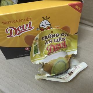 Hộp 10 Trứng Ăn Liền Devi Dabaco 400g