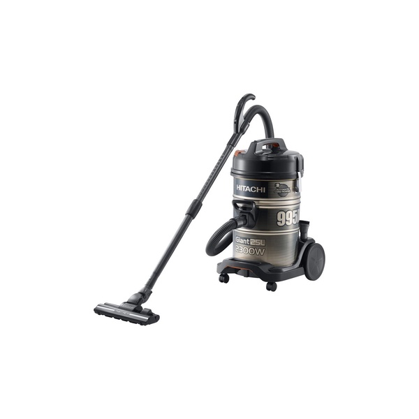 Máy hút bụi Hitachi CV-995DC - Đứng, 25L, Vàng, Sức hút 490Pa