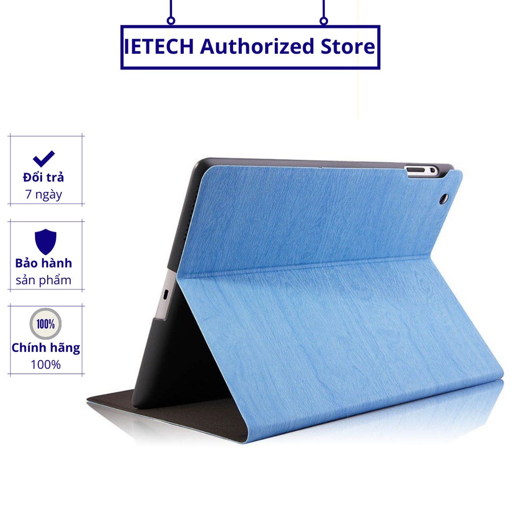 Bao Da Vân Gỗ Cao Cấp PKCB Dành Cho iPad Air 1 Tắt mở màn hình thông minh.