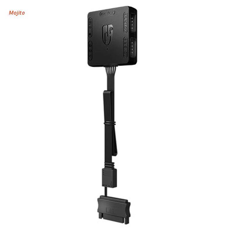 Bộ Chuyển Đổi 5v 3pin Sang 12v 4pin Rgb 5v Sang 12v Cho Rgb 3pin M / B Gigabyte Và Msi
