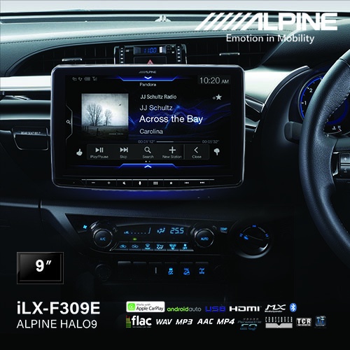 Màn hình xe hơi chính hãng Alpine iLX-F309E (Halo9) đa phương tiện 9 inch Carplay/Android Auto