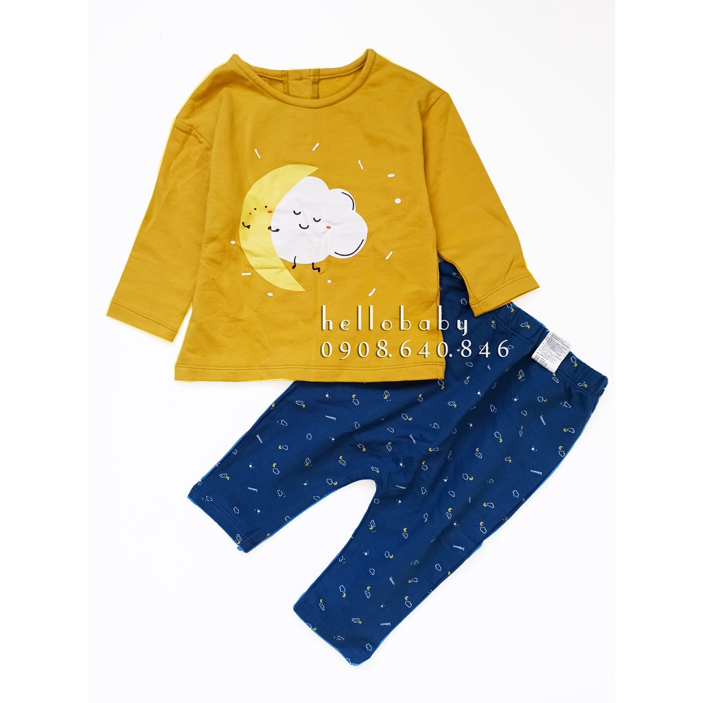 Bộ áo quần dài tay bé trai bé gái Sopoliini xuất Hàn