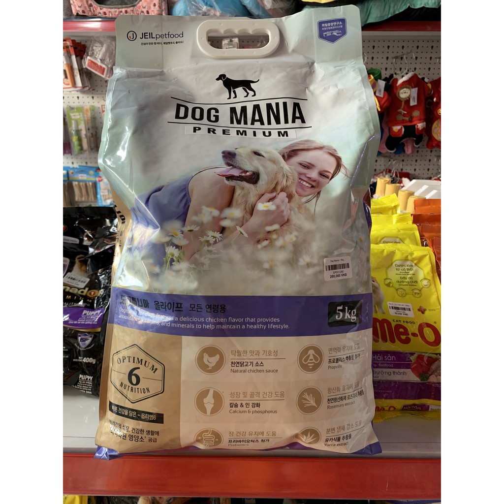 THỨC ĂN CHO CHÓ DOG MANIA PREMIUM 5kg