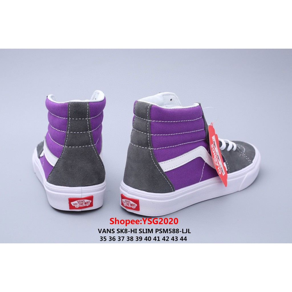 [YSG2020] Giày thể thao Vans_SK8-Hi Pro Skate màu xám tím