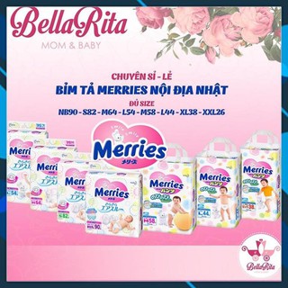 Tã/bỉm merries quần xl38 nội địa nhật bản