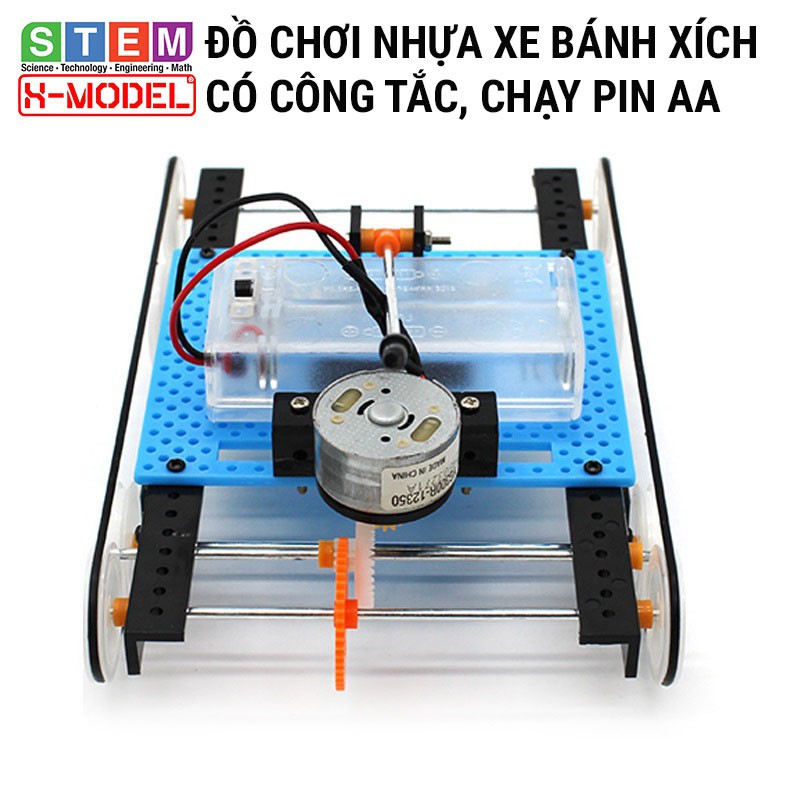 Đồ chơi thông minh, sáng tạo STEM Xe bánh xích nhựa X-MODEL ST25 Đồ chơi trẻ em DIY [Do it You] |Giáo dục STEM, STEAM