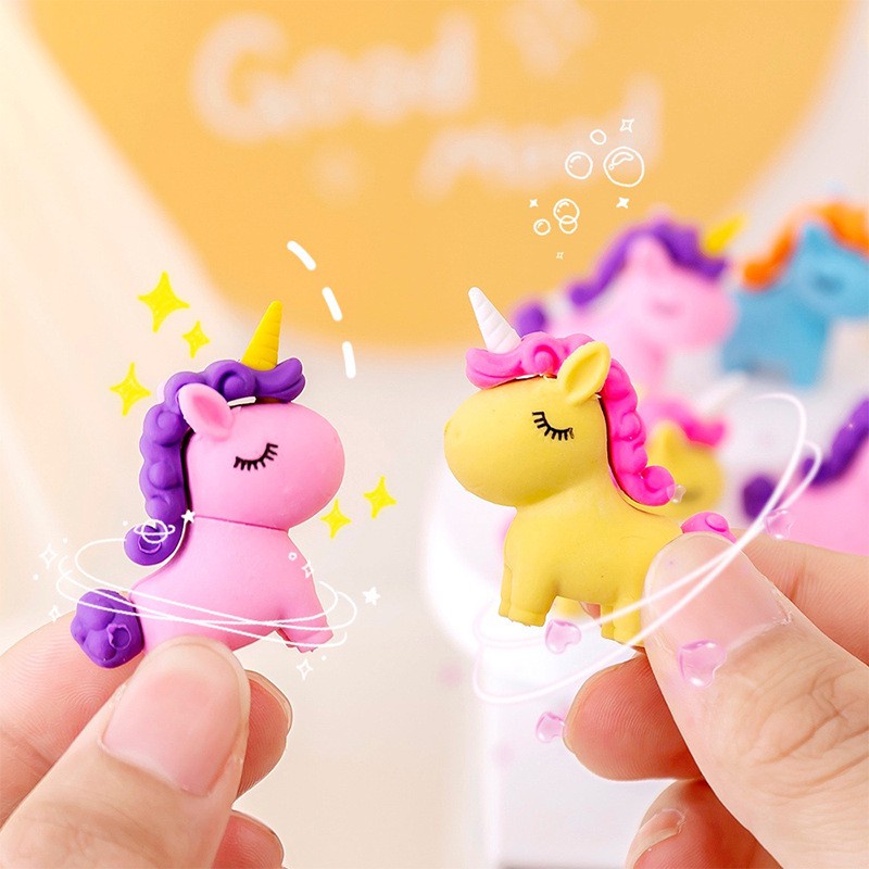 Gôm Tẩy Hình Kỳ Lân Dễ Thương Dùng Làm Quà Tặng Cho Học Sinh