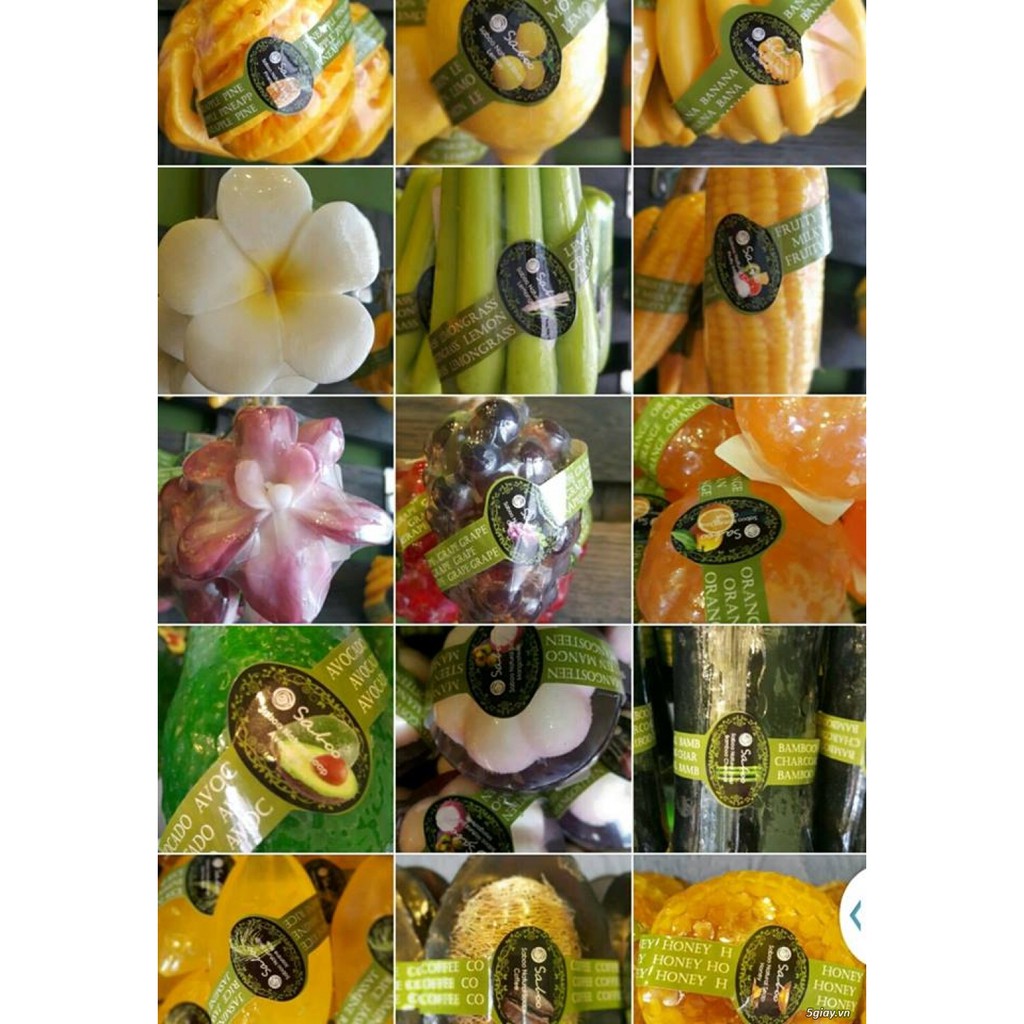 Xà phòng Trái cây handmade Thái Lan