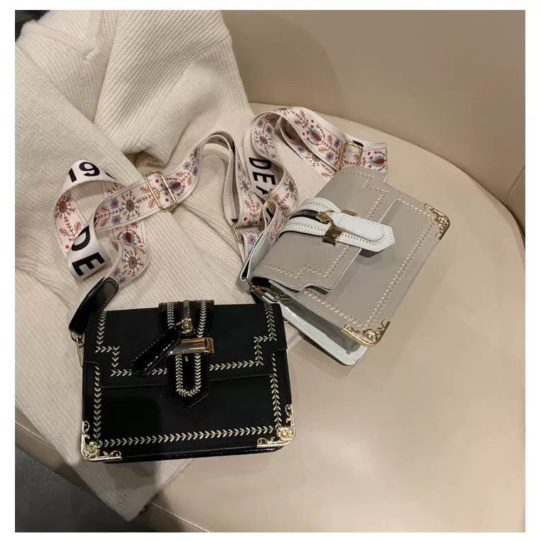 Túi đeo chéo Vituni túi xách nữ thiết kế nẹp viền da cao cấp cực đẹp TX19 | BigBuy360 - bigbuy360.vn