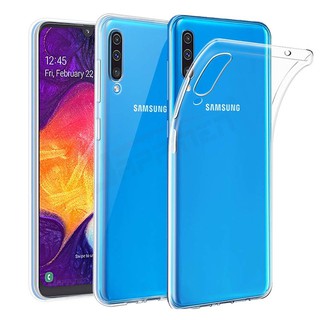 Ốp điện thoại TPU dẻo trong suốt chống sốc cho Samsung Galaxy A70 A50 A30 A40 M10 M20 M30