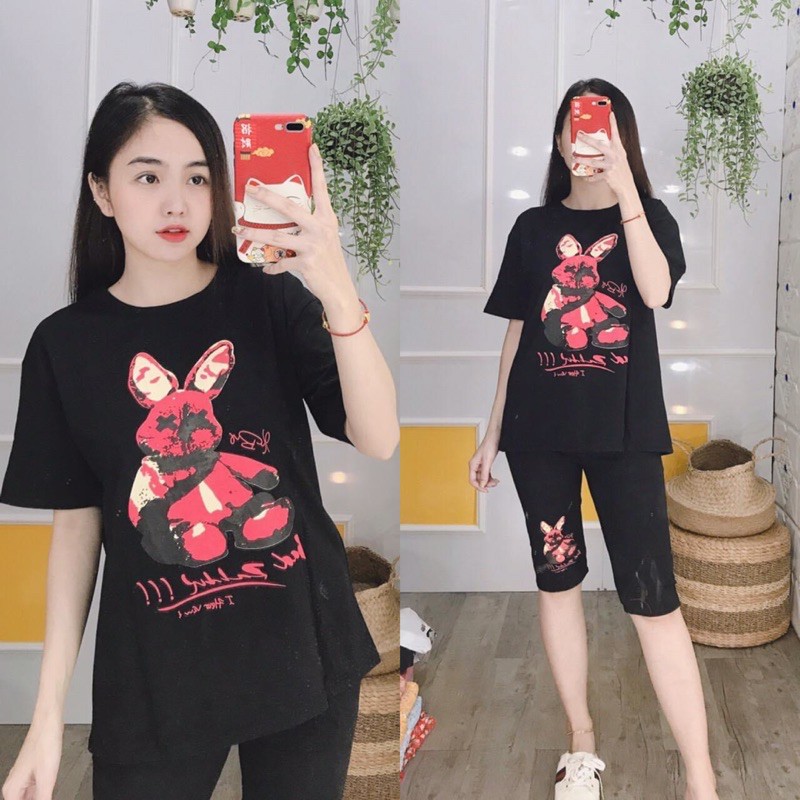 [ THUN COTTON ] Đồ bộ nữ thỏ xịn xò