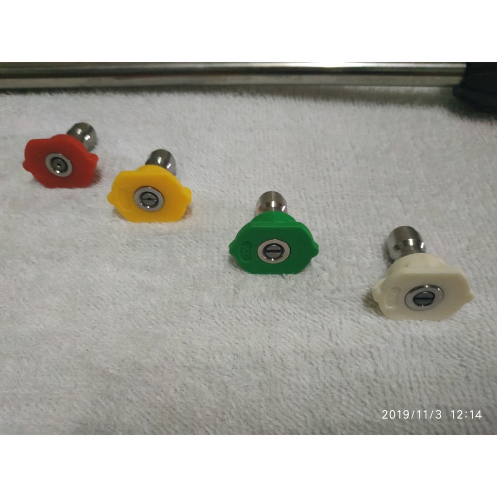 Combo 4 béc rửa  xe có chỉnh 0_15_25_40 độ .