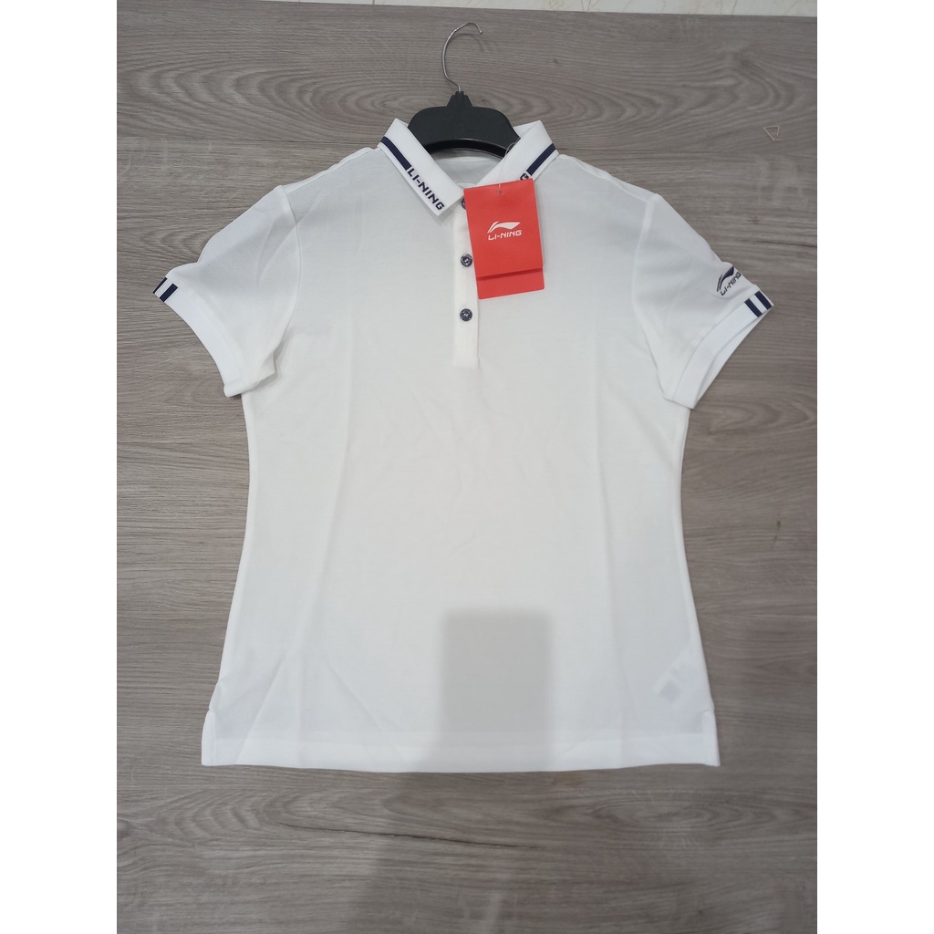 Sale 60% - Áo Polo Lining nữ màu trắng cực đẹp