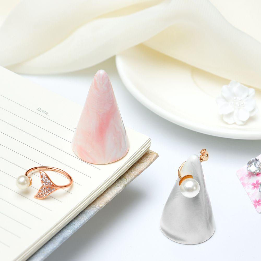 Giá Đỡ Nhẫn Bằng Gốm Họa Tiết Đá Cẩm Thạch Độc Đáo