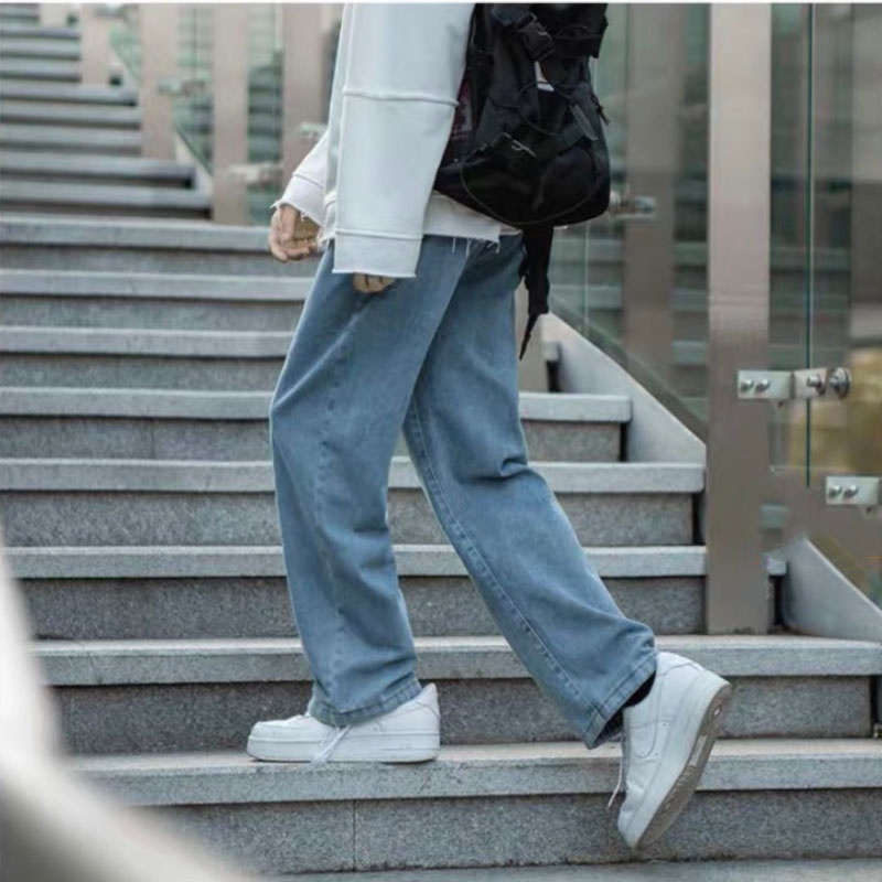 Quần jean baggy nam dáng suông rộng SR01 kiểu dáng Hàn Quốc 2021 | BigBuy360 - bigbuy360.vn