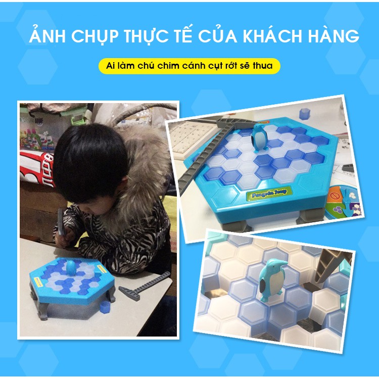 Đồ chơi bẫy chim cánh cụt bộ to - Board game bẫy chim cánh cụt cực vui nhộn