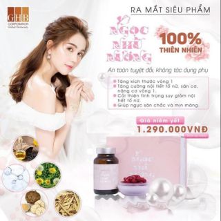 CHÍNH HÃNG 100%  VIÊN UỐNG NỞ NGỰC NGỌC NHŨ NƯƠNG.
