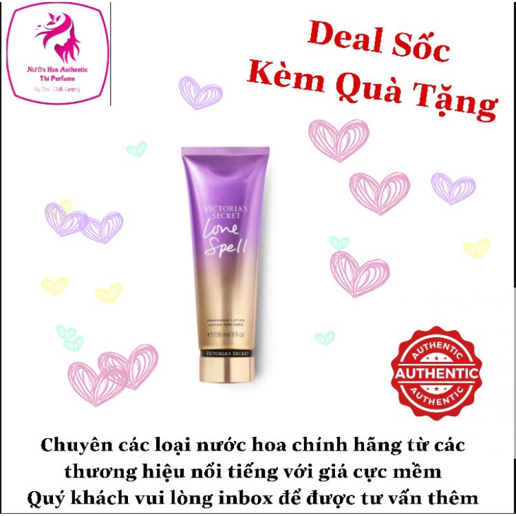 [AUTH] Dưỡng Thể Nước Hoa Victoria’s Secret Love Spell Fragrance Lotion 236 ml