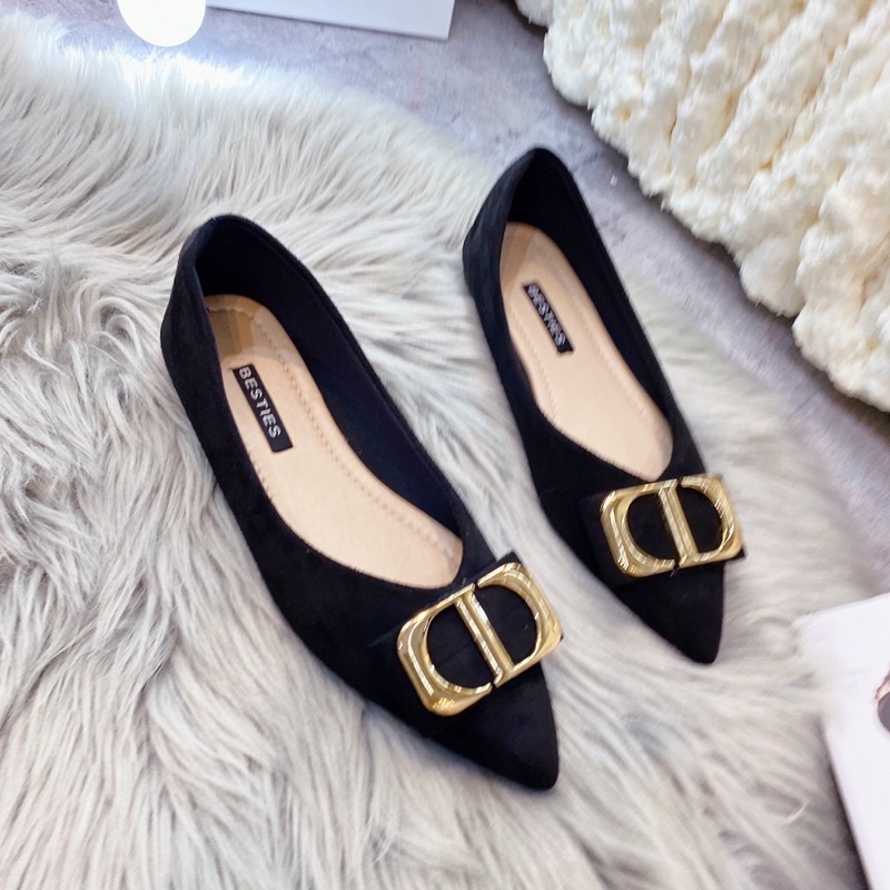 GIÀY BÚP BÊ PHỐI KHOÁ CD SIÊU HOT