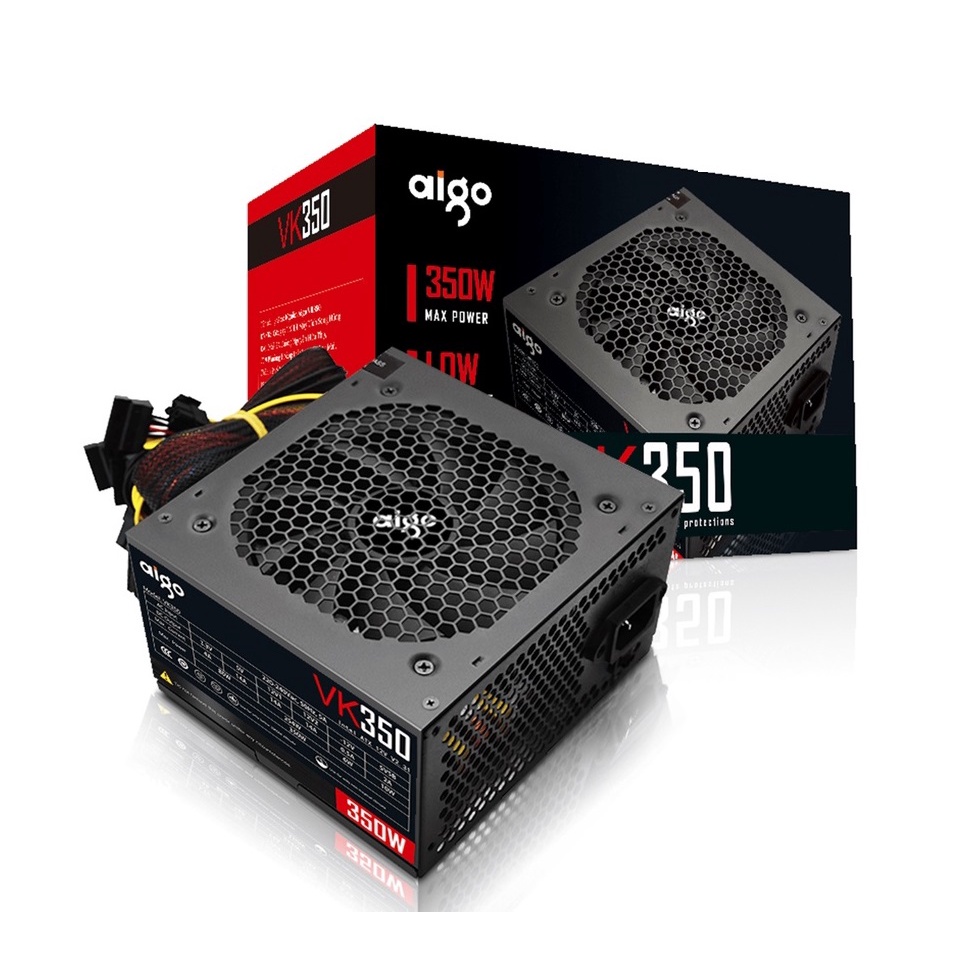 Nguồn máy tính AIGO VK350 - 350W (Màu Đen)