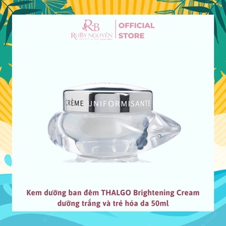 [CÔNG TY] Kem dưỡng ban đêm THALGO Brightening Cream dưỡng trắng và trẻ hóa da 50ml