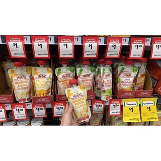Váng sữa heinz custard Úc mẫu mới