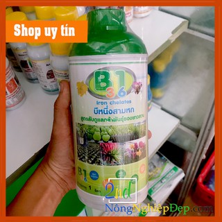 B1 3.6 - Chuyên Dùng Làm Hoa Lên Màu - Hàng Thái Lan Chai Nguyên Zin 1 Lít